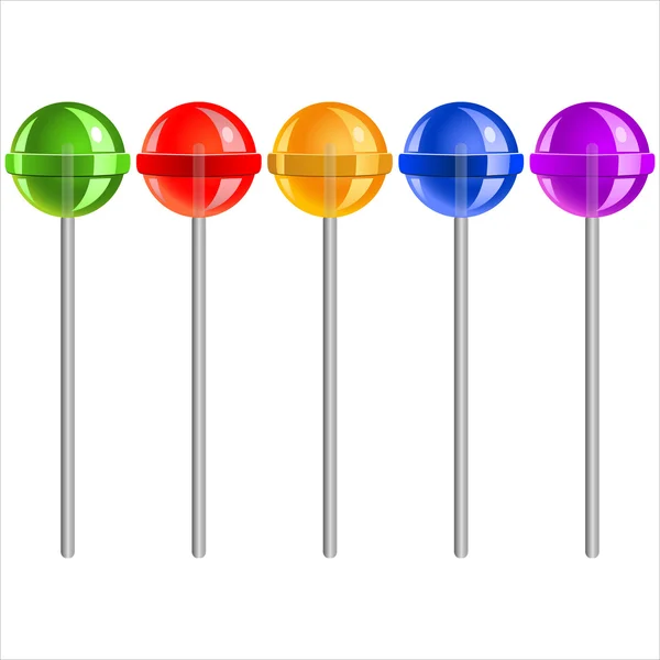 Sweet candy Lollipop — Stock Vector