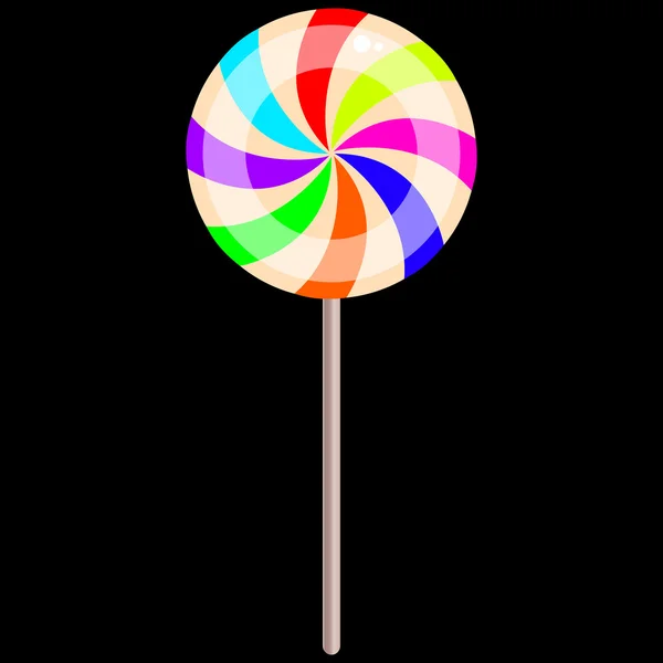 Socker söt Lollipop — Stock vektor
