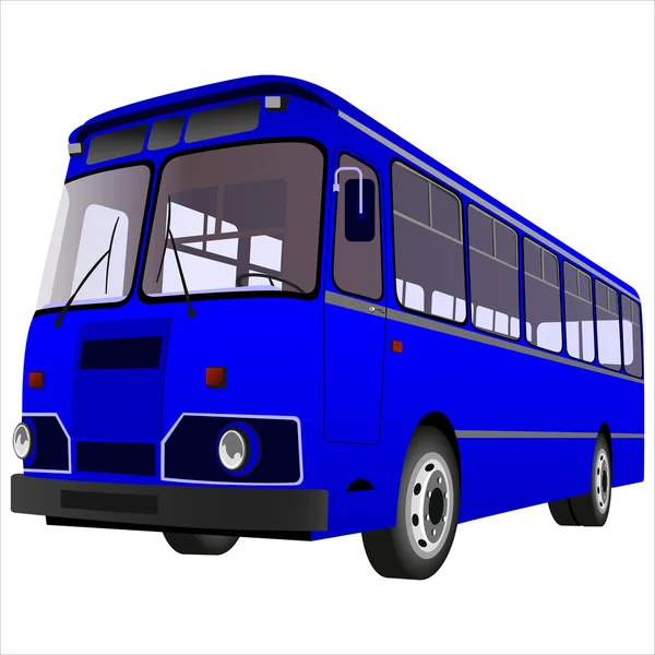 Utasszállító busz elszigetelt — Stock Vector