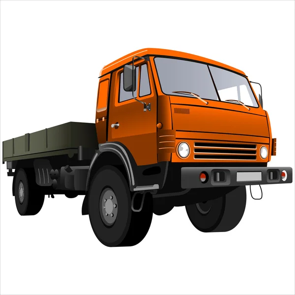 Lato retro camion — Vettoriale Stock