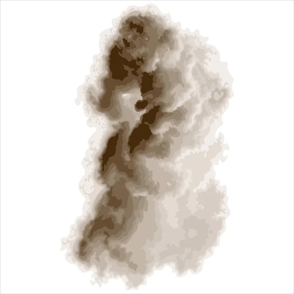 厚い煙ベクトル — ストックベクタ