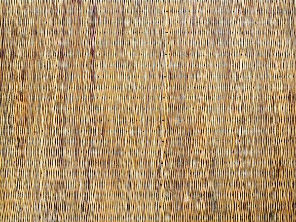 Top View Texture Native Thai Style Weave Sedge Mat Background — Stock Photo, Image