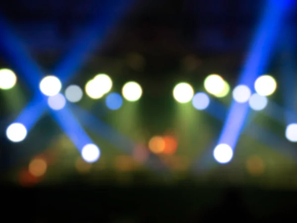 Fond Concert Lumière Scène Floue Avec Faisceau Coloré Rayons Laser — Photo