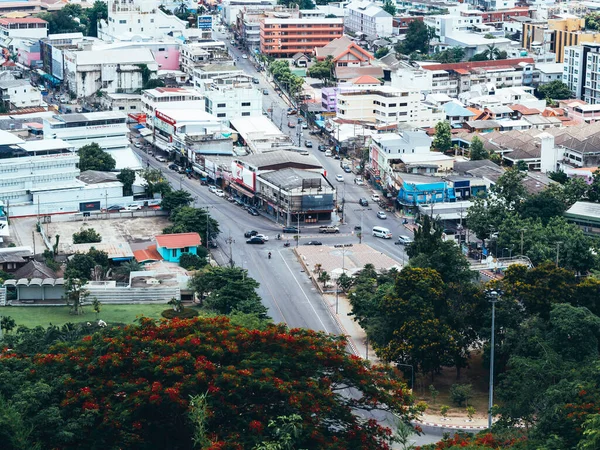 Nakhon Sawan Thailand Maj 2021 Hög Sikt Över Nakhon Sawan — Stockfoto