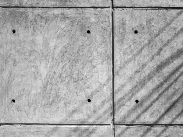 Concrete wall back panel background. Grey color concrete wall texture with lines and holes.