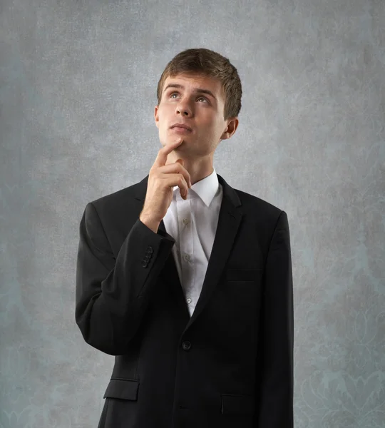 Man verblijft en denken — Stockfoto