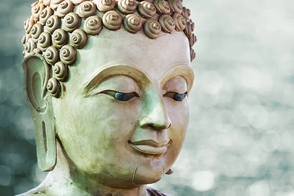 Buddha ansikte av vax — Stockfoto