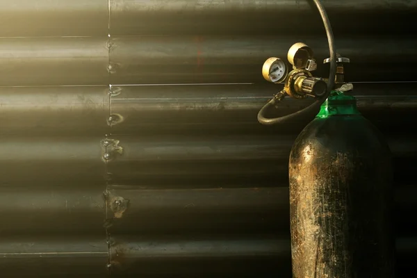 Deze afbeelding is gastank gebruikt in de industrie. — Stockfoto