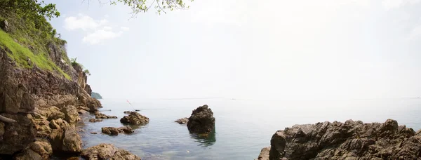 Vista para a praia em Koh Samui Island Tailândia — Fotografia de Stock