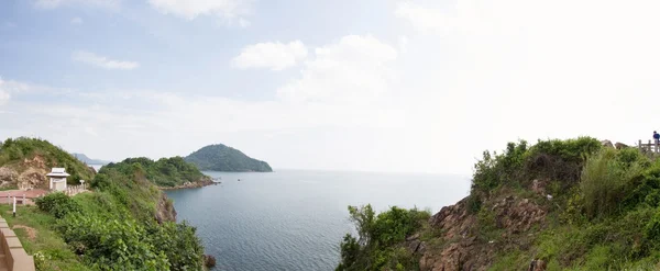 Vista para a praia em Koh Samui Island Tailândia — Fotografia de Stock