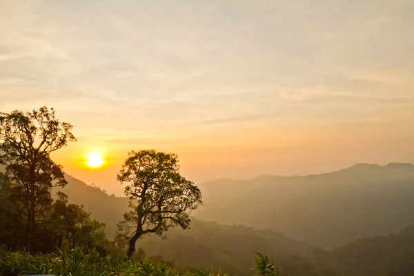 Montaña en Tailandia hermoso paisaje —  Fotos de Stock