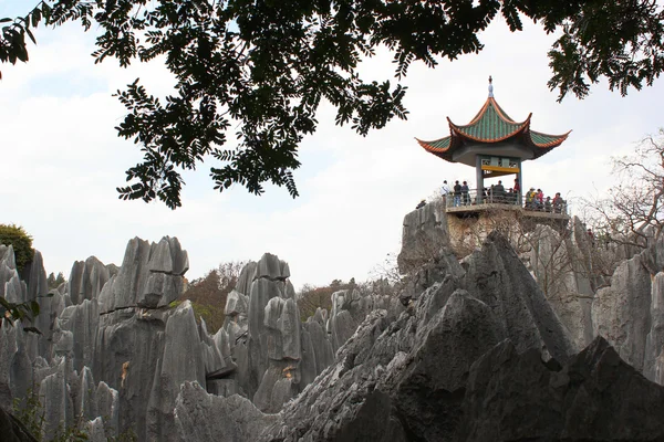 Shilin taş orman park. Yunnan, Çin