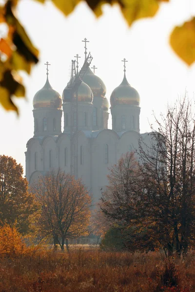 Строительство нового православного храма, Украина . — стоковое фото