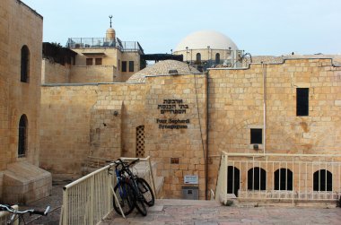 Four Sephardic Synagogues in Jewish Quarter of Old City of Jerusalem, Israel clipart
