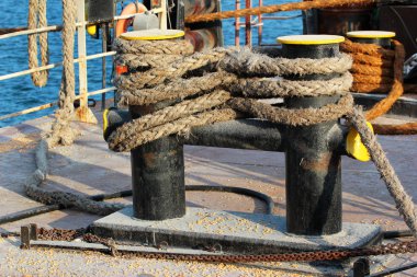 Gemi Güverte üzerinde babalar