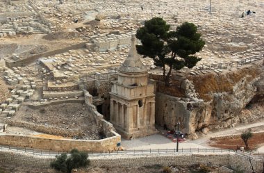 Kidron Valley, Jerusalem Absalom (Absalom'ın ayağı) Türbesi