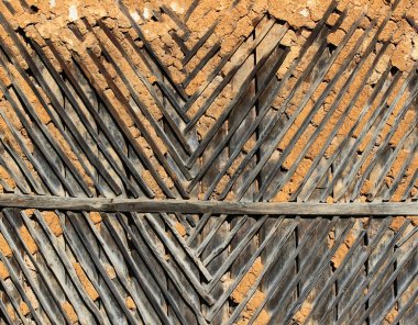 Eski ahşap toprak duvar, arka plan dokusu