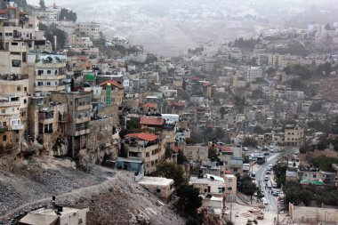 Silwan veya Kfar Shiloah, eski şehir yakınında Arap mahalle 