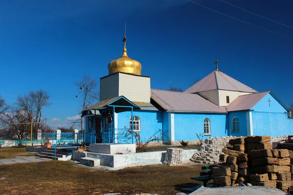 Andrijiwka Ukraine März 2017 Kirche Der Geburt Der Jungfrau Maria — Stockfoto