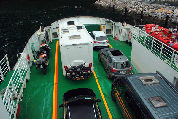 Lysebotn Norvège Juin 2018 Croisière Passagers Ferry Cargo Lysefjord Seul — Photo