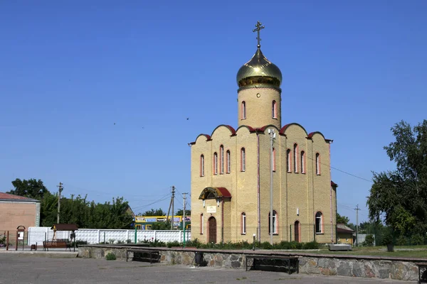 Chornobai Ucraina Agosto 2021 Chiesa Del Grande Martire Santa Barbara — Foto Stock