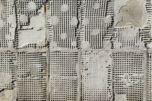 Çökmüş Duvar Kiremitlerinin Altındaki Beton Alçı Dokusu — Stok fotoğraf