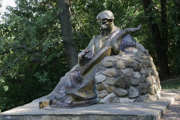 Chyhyryn Ucrânia Agosto 2021 Monumento Taras Shevchenko Chigirin Ucrânia — Fotografia de Stock