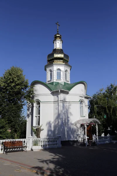 Salvador Transfiguración Monasterio Mhar Iglesia Ortodoxa Ucraniana Lubny Ucrania — Foto de Stock