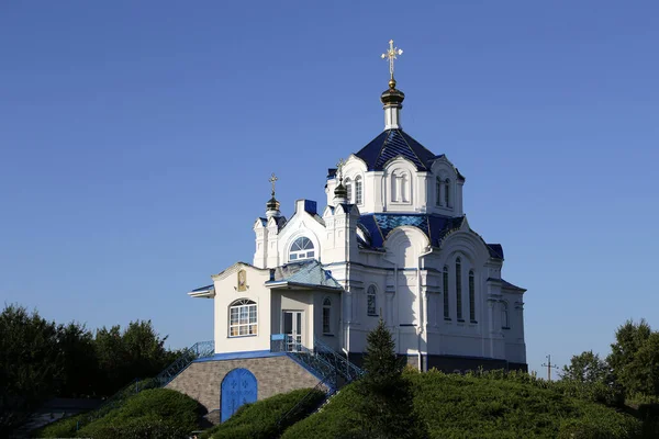 Salvador Transfiguração Mosteiro Mhar Igreja Ortodoxa Ucraniana Lubny Ucrânia — Fotografia de Stock