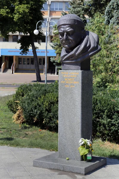 Tsjerkasj Oekraïne Augustus 2021 Monument Voor Ihor Momot Generaal Majoor — Stockfoto