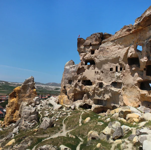 Old cave city in Cappadocia — Stock Photo, Image