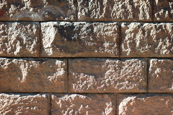 Big granite stones wall texture — Stock Photo, Image