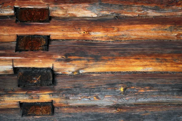 Blockhouse logs texture — Stock Photo, Image
