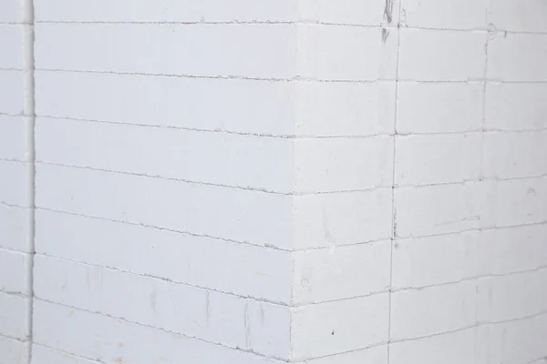 Stack of white Lightweight Concrete block — Stock Photo, Image