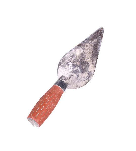 Construction trowel, isolated on white background — Stock Photo, Image