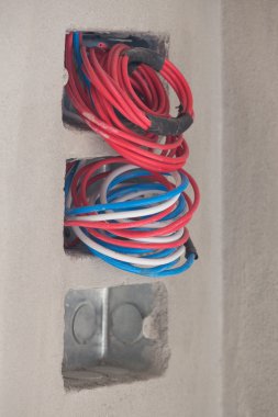 Elektrikli tel ile beton duvar