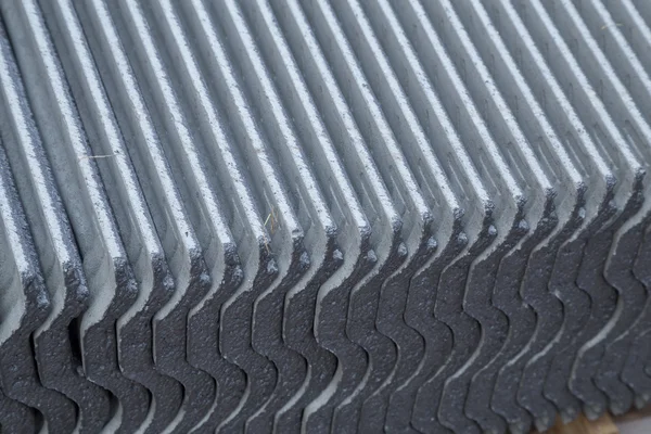 Detailní textury betonových střešních tašek — Stock fotografie