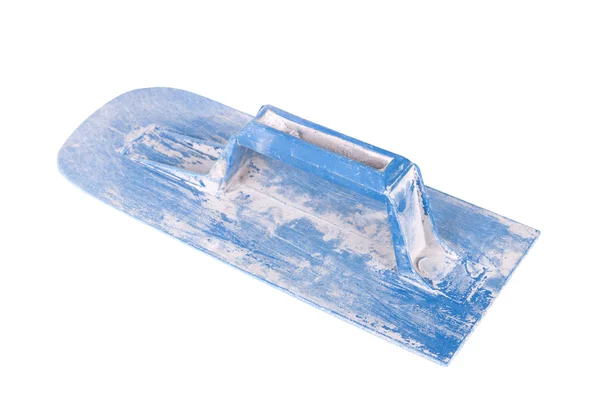 Construction plastic trowel, isolated on white — Stock Photo, Image