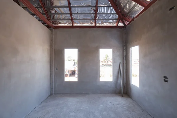 Zimmer im Haus im Bau — Stockfoto