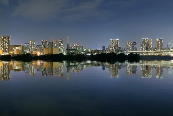 Odaiba, Tokyo Stadtbild — Stockfoto