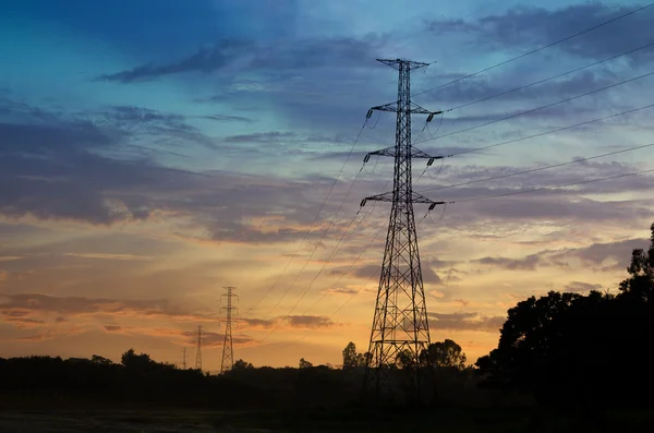 Yüksek gerilim sonrası silüeti