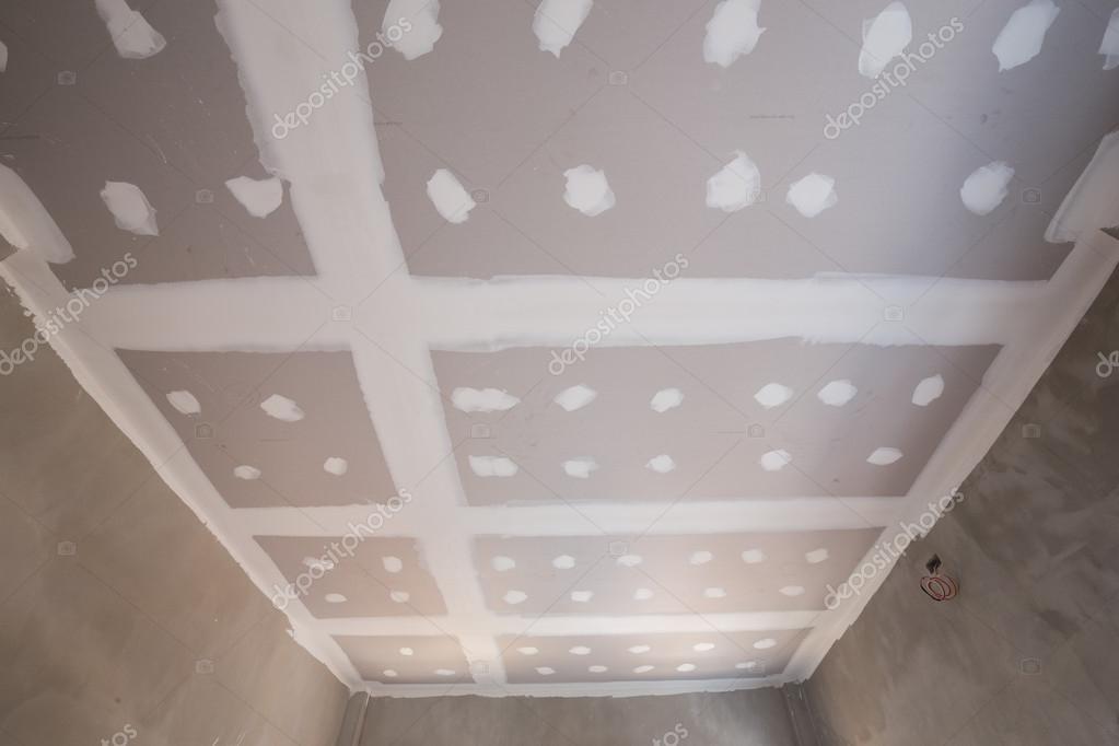 Gypsum ceiling at site —