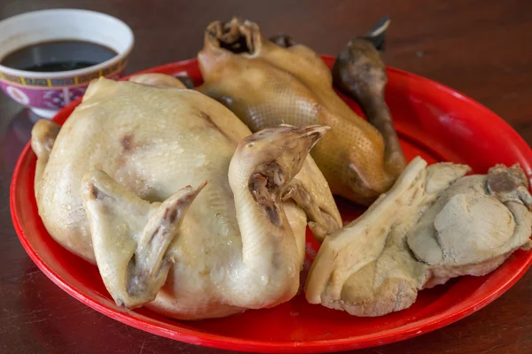 Kurczaków i kaczek dla żywności Chiński Nowy rok — Zdjęcie stockowe