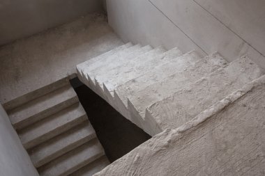 merdiven Çimento beton yapı konut ev buildin içinde