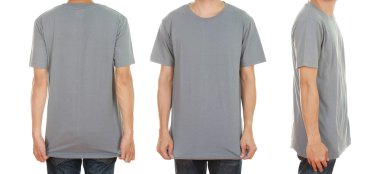 adam boş t-shirt ile 