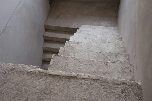 Escalier ciment structure en béton dans la maison résidentielle buildin — Photo