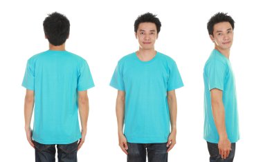 adam boş t-shirt ile 