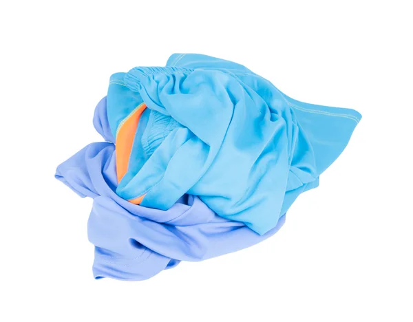 Pile of Sport shorts on a white — Stock Photo, Image