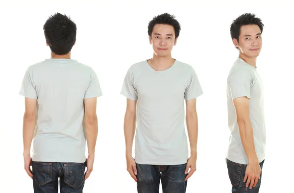 Homme avec t-shirt blanc — Photo