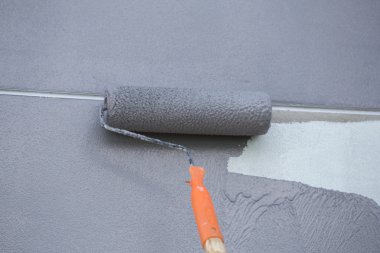 resim rulo duvar boyama